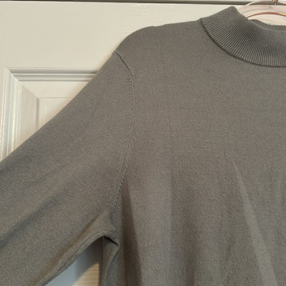 OPEN EDIT Mock Neck Sweater - Picture 6 of 6
